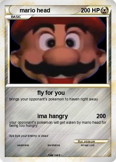 Pokemon mario head