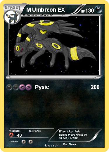 Pokemon M Umbreon EX