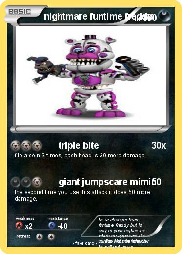 Pokemon nightmare funtime freddy