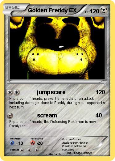 Pokemon Golden Freddy EX