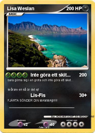 Pokemon Lisa Weslan