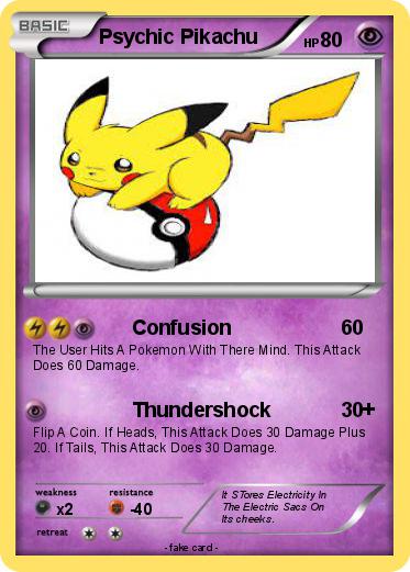 Pokemon Psychic Pikachu