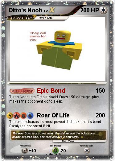 Pokemon Ditto's Noob