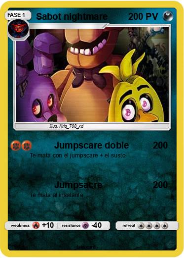 Pokemon Sabot nightmare