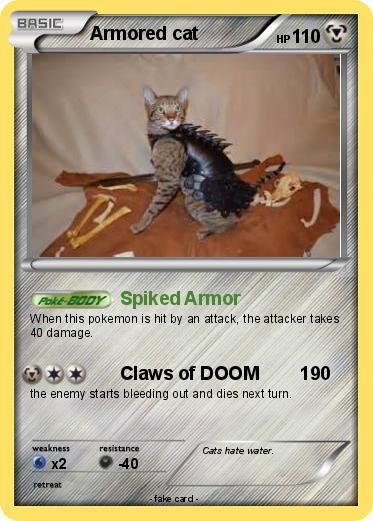 Pokemon Armored cat