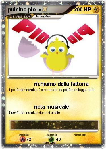 Pokemon pulcino pio