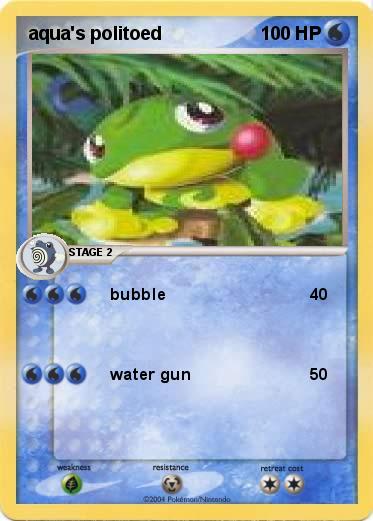 Pokemon aqua's politoed 