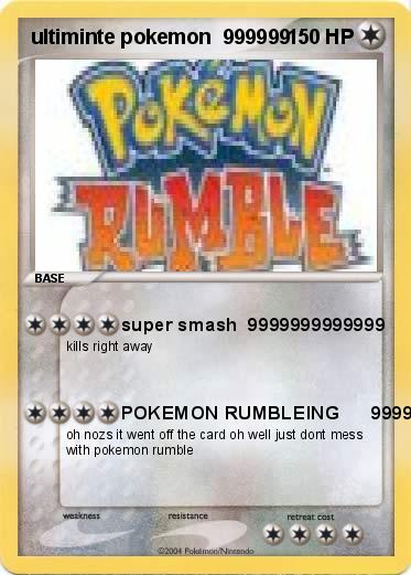 Pokemon ultiminte pokemon  999999