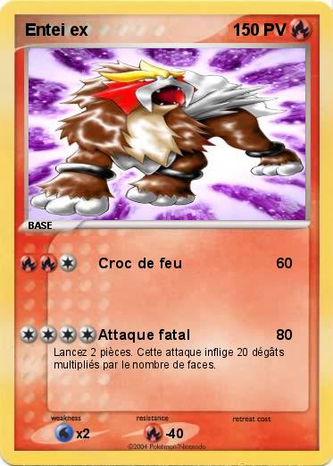 Pokemon Entei ex
