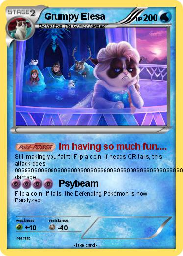 Pokemon Grumpy Elesa