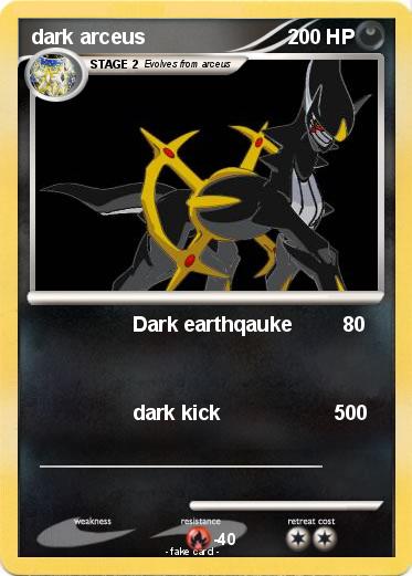 Pokemon dark arceus