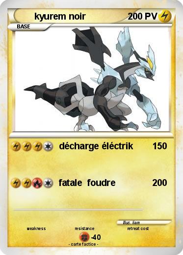 Pokemon kyurem noir