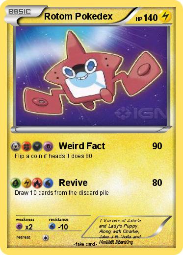 Pokemon Rotom Pokedex