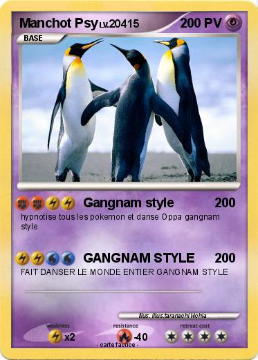 Pokemon Manchot Psy