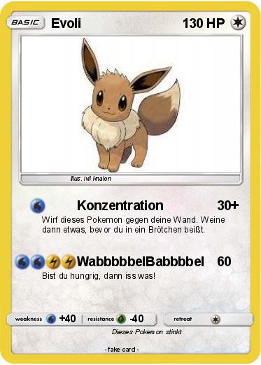Pokemon Evoli