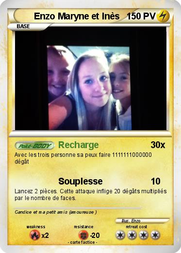 Pokemon Enzo Maryne et Inès