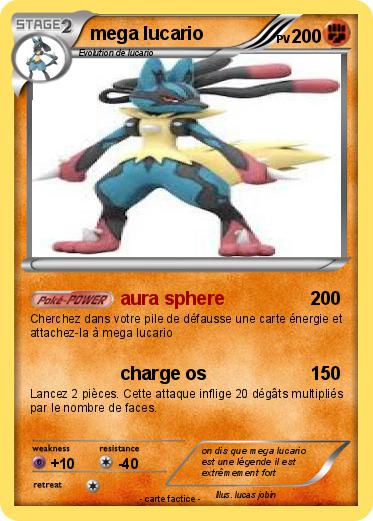 Pokemon mega lucario