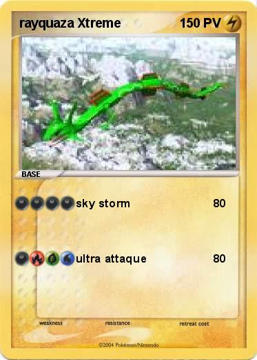 Pokemon rayquaza Xtreme