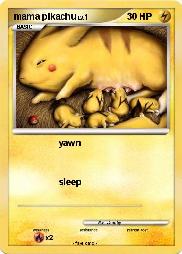 Pokemon mama pikachu