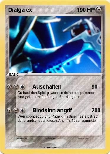 Pokemon Dialga ex
