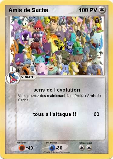 Pokemon Amis de Sacha