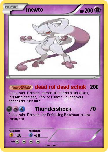 Pokemon mewto
