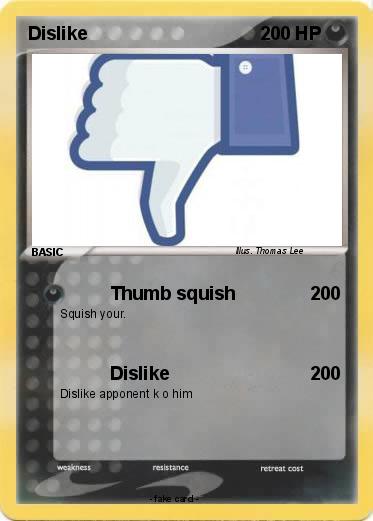 Pokemon Dislike