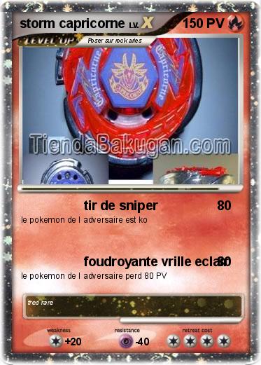 Pokemon storm capricorne
