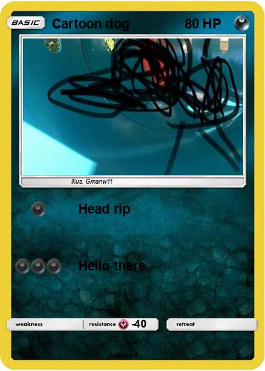Pokemon Cartoon dog