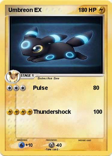 Pokemon Umbreon EX