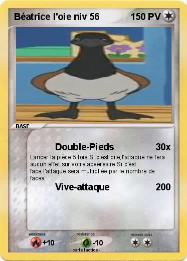 Pokemon Béatrice l'oie niv 56