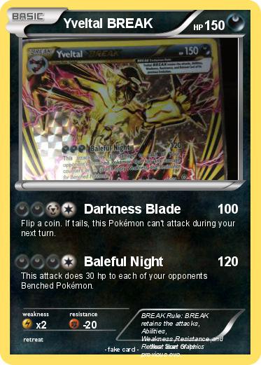Pokemon Yveltal BREAK