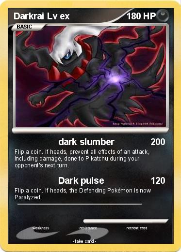 Pokemon Darkrai Lv ex