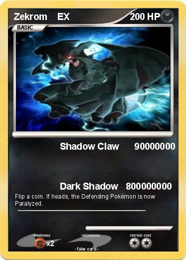 Pokemon Zekrom    EX