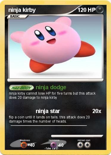 Pokemon ninja kirby