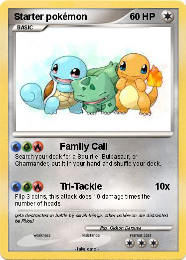 Pokemon Starter pokémon