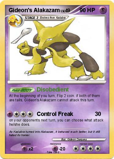 Pokemon Gideon's Alakazam