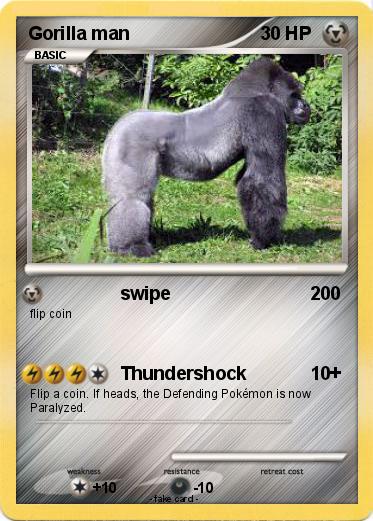 Pokemon Gorilla man