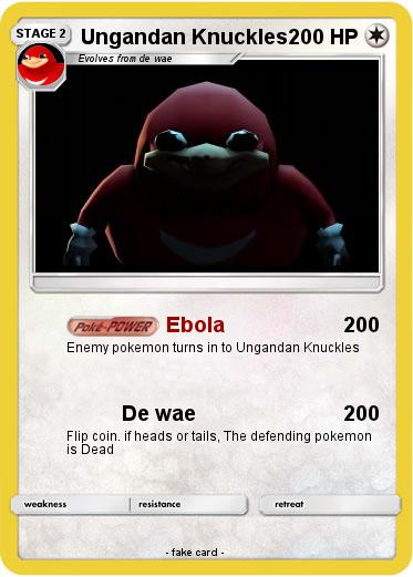 Pokemon Ungandan Knuckles