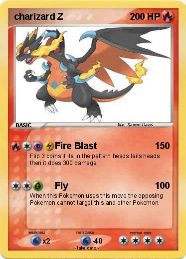 Pokemon charizard Z