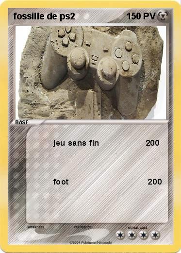 Pokemon fossille de ps2
