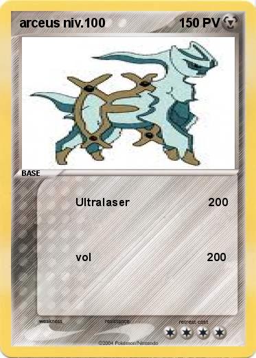 Pokemon arceus niv.100