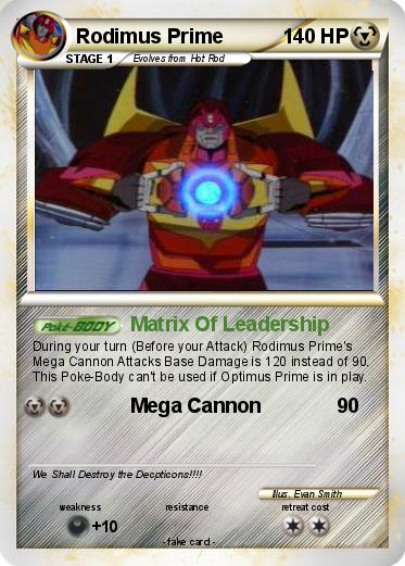Pokemon Rodimus Prime