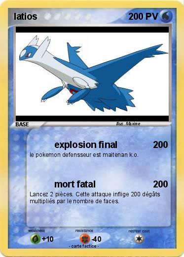 Carte Pokemon Latios Latias Génération Avancée 3D Japonaise du Japon F/S