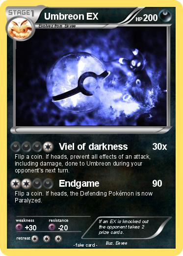 Pokemon Umbreon EX