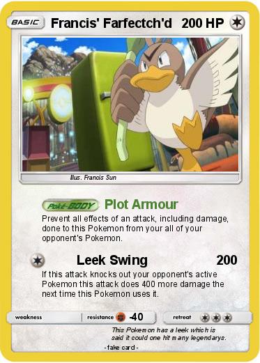 Pokemon Francis' Farfectch'd