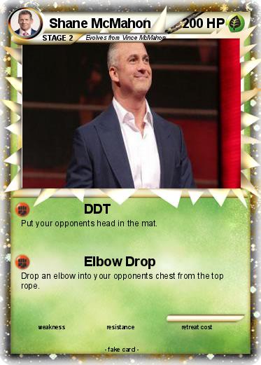 Pokemon Shane McMahon