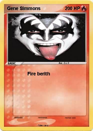 Pokemon Gene Simmons