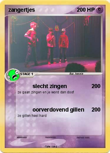 Pokemon zangertjes