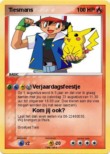 Pokemon Tiesmans